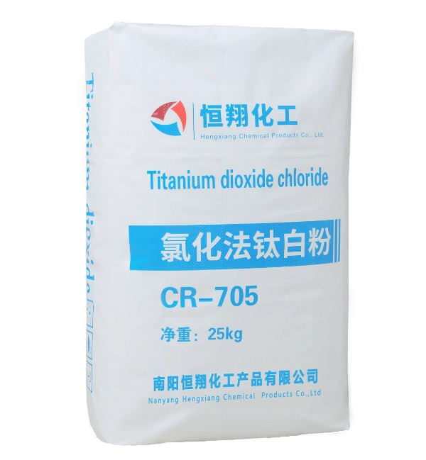 Industrial packaging of CR705 Titanium Dioxide pigment, chloride process rutile grade, 25kg bag