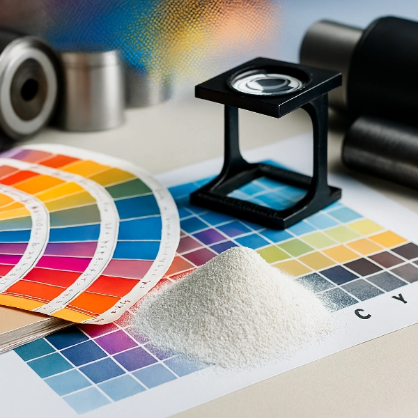 Titanium dioxide pigment in the printing industry